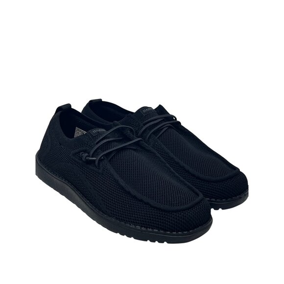 Black Itazero Mens Knit‎ Slip On Sneakers Loafers Size 8.5 New With Tags - Picture 3 of 11